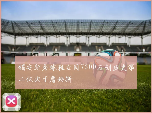 锡安新秀球鞋合同7500万创历史第二仅次于詹姆斯
